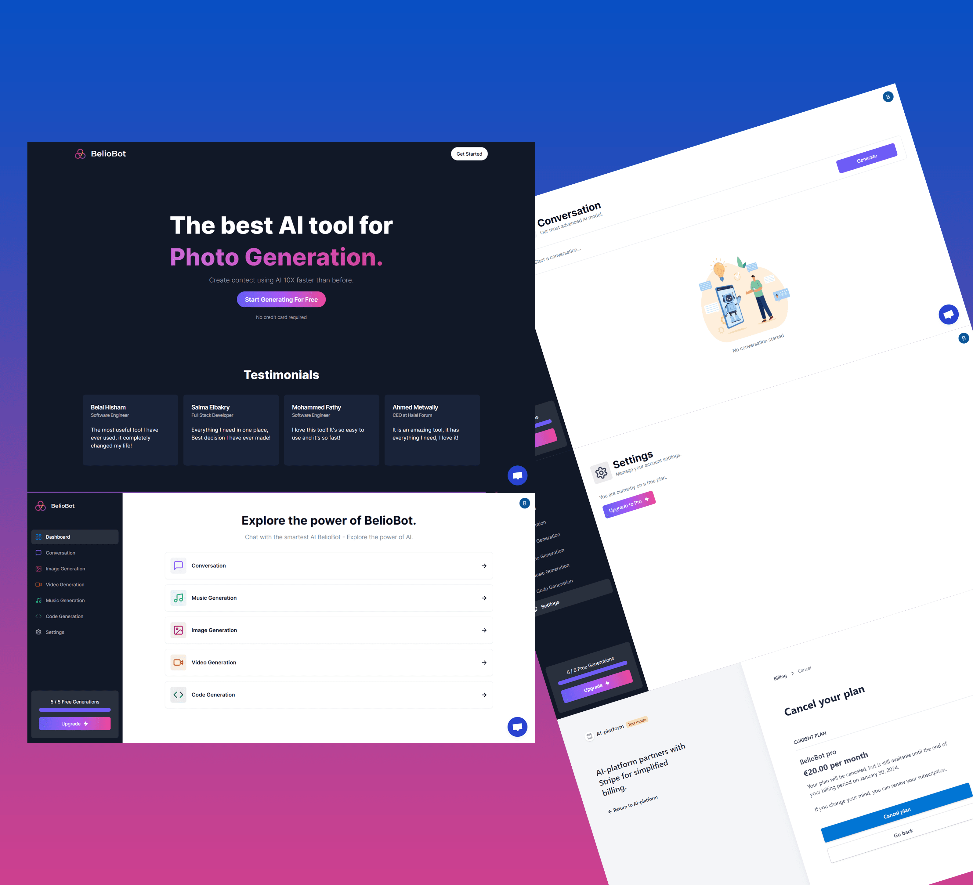 BelioBot AI Platform